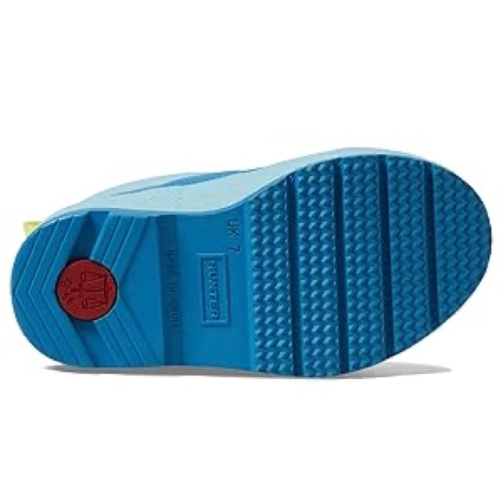 Hunter Kids Bright Blue Boots Size 12 - Picture 4 of 5